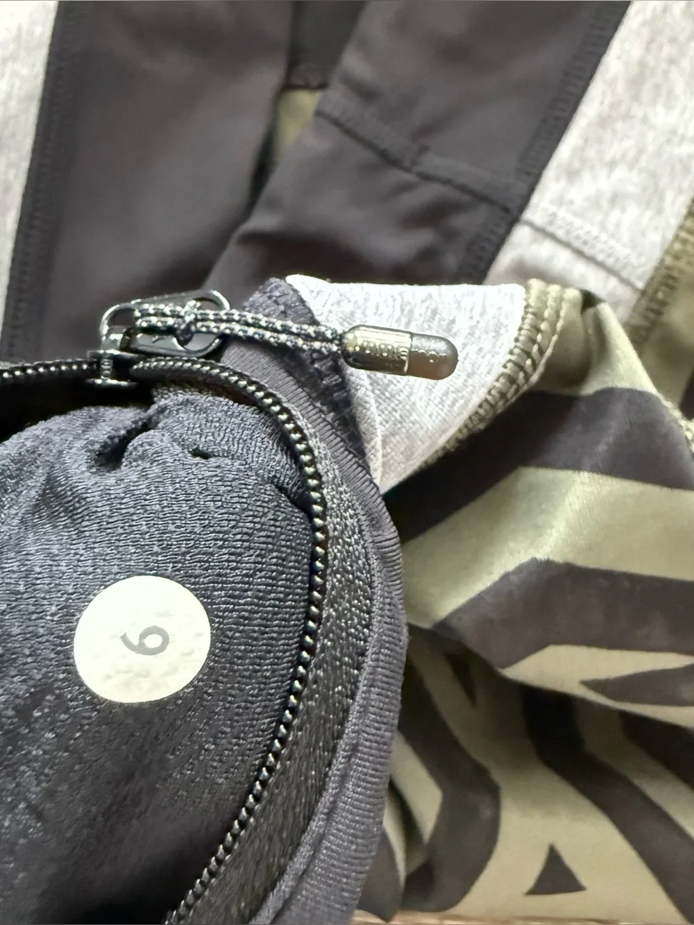 Lululemon Run: Inspire Crop II *All Full-On Luxtreme Chevron Shuffle Fatigue Gre